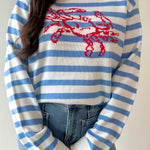 Crab Striped Sweater