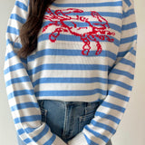 Crab Striped Sweater