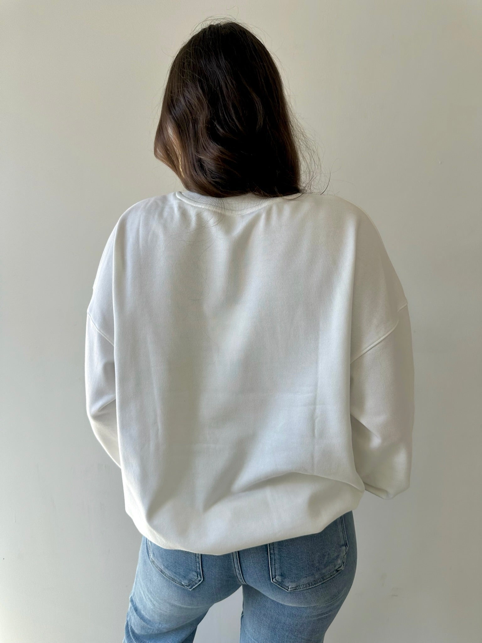 Crew Neck Boat Patchwork Sweatshirt