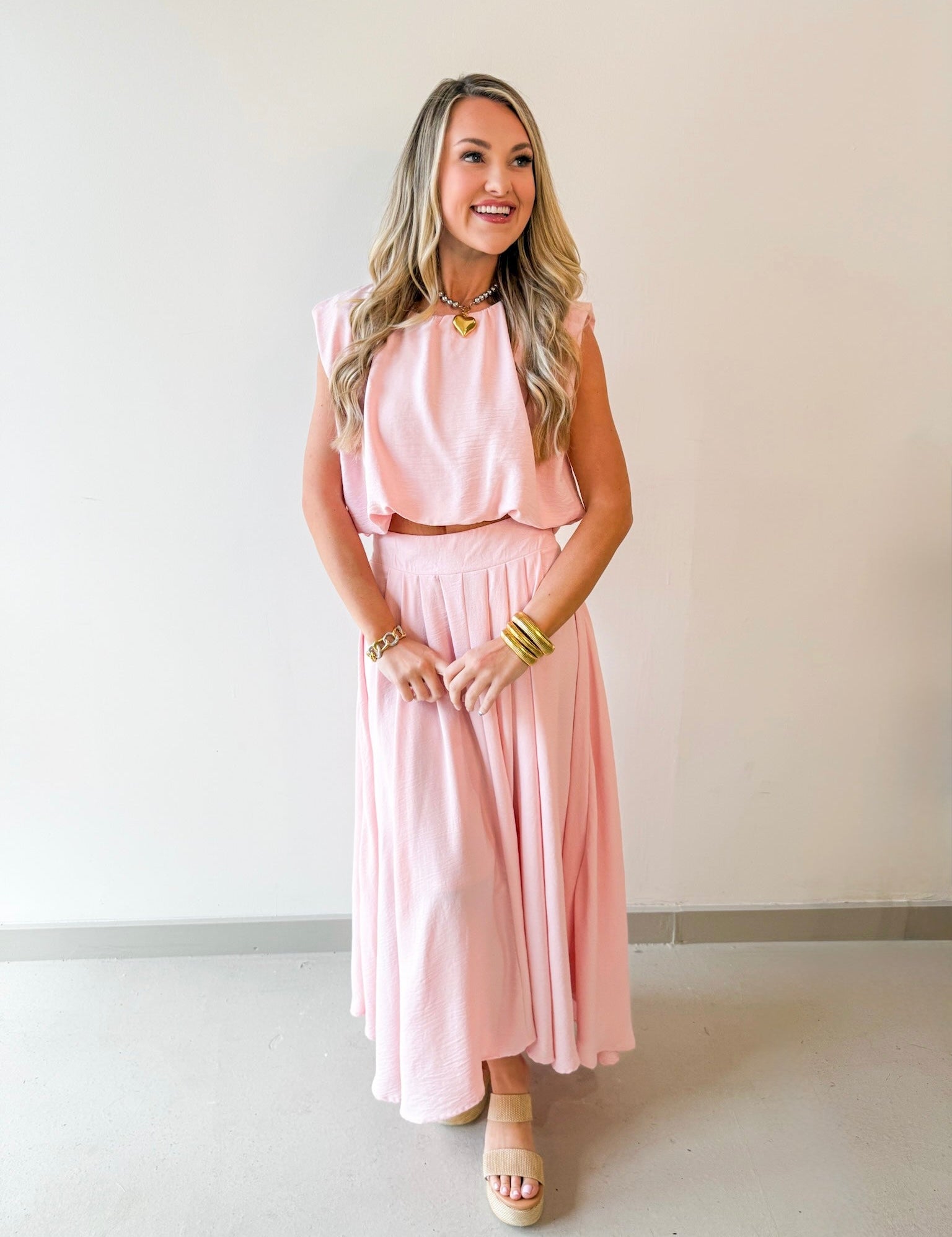 Crop Top & Skirt Set