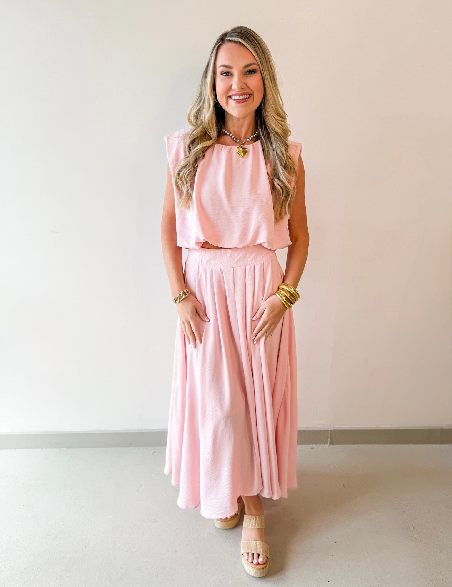 Crop Top & Skirt Set