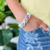 Crystal Geometric Braclet