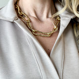 Cuban Texture French Vintage Necklace