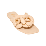 Dahlia Flower Sandal - Nude