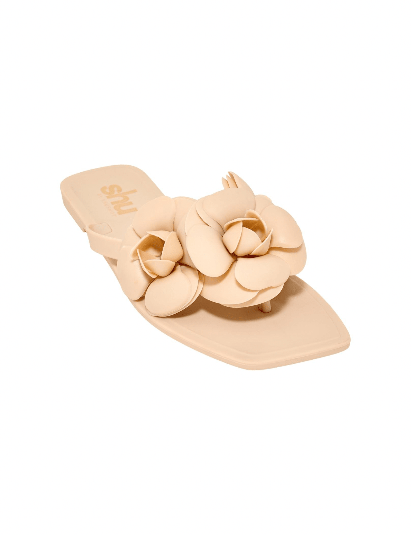 Dahlia Flower Sandal - Nude