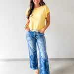 Daisy Digital Wide Leg Jeans