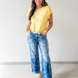 Daisy Digital Wide Leg Jeans