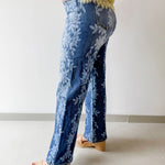 Daisy Digital Wide Leg Jeans