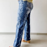 Daisy Digital Wide Leg Jeans