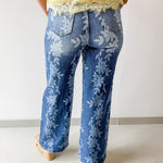 Daisy Digital Wide Leg Jeans