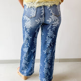 Daisy Digital Wide Leg Jeans