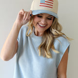 Daisy USA Flag Trucker Hat