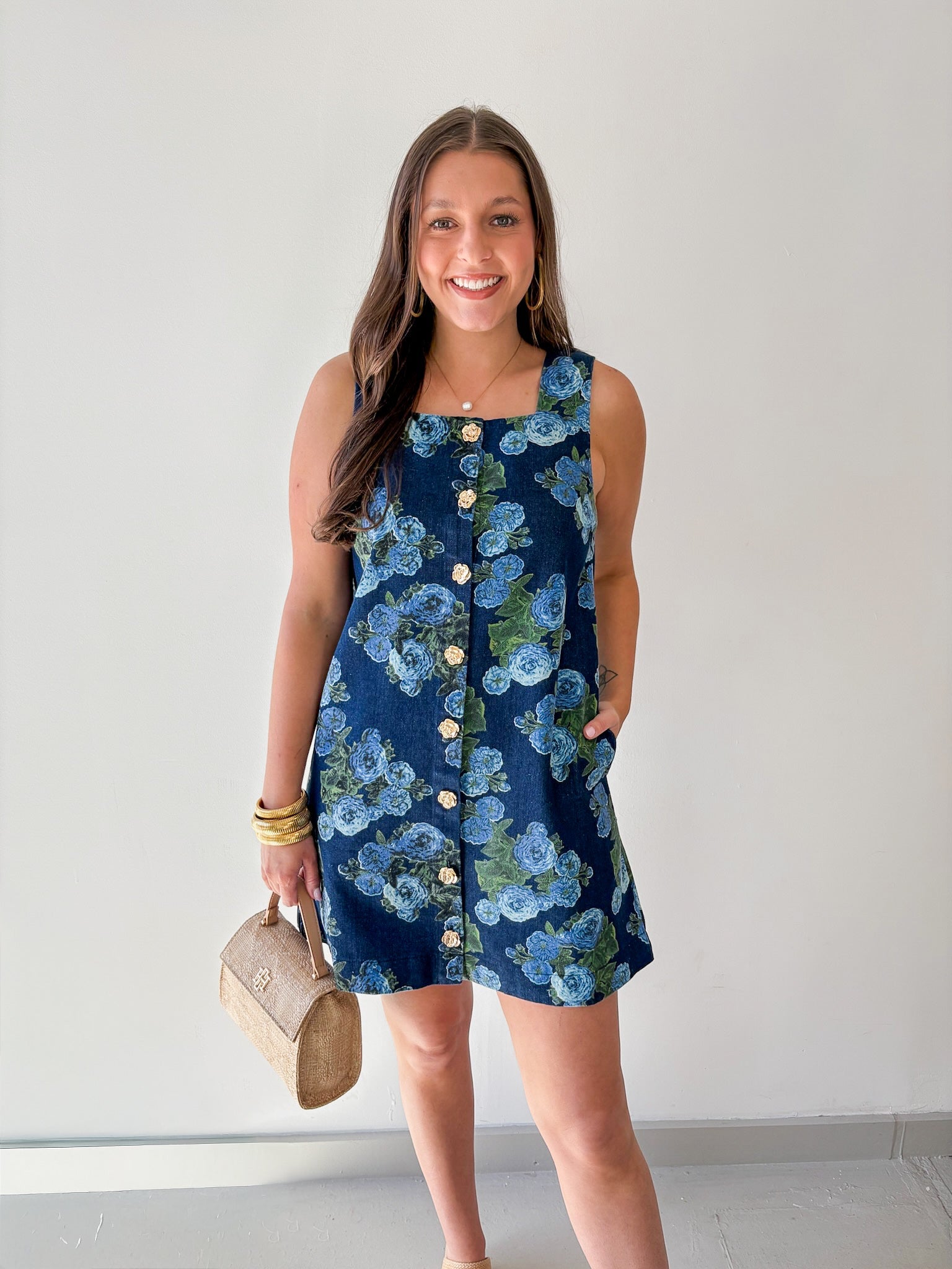 Dakota Denim Printed Dress