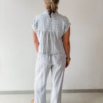Dana Stripe Top & Pant Set