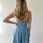 Denim Sleeveless Mini Dress