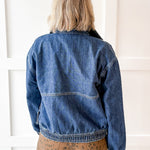 Denim Zip Jacket - Dark