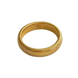 Denise 16mm Gold Coil Bracelet