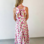 Ditsy Floral Print Midi Dress