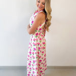 Ditsy Floral Print Midi Dress