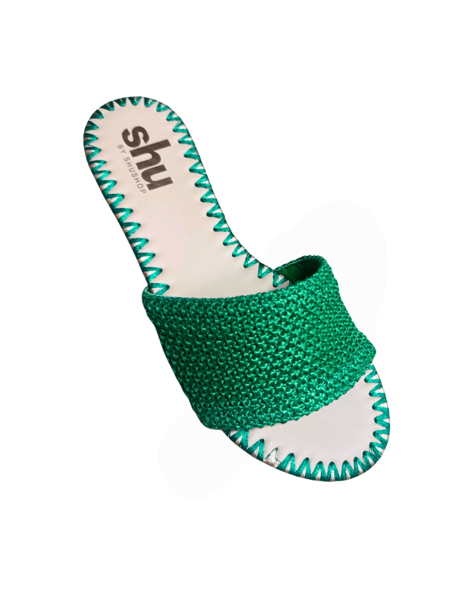 Dixie Woven Slip Sandal - Green