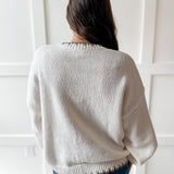 Dog Stitching Knit Sweater