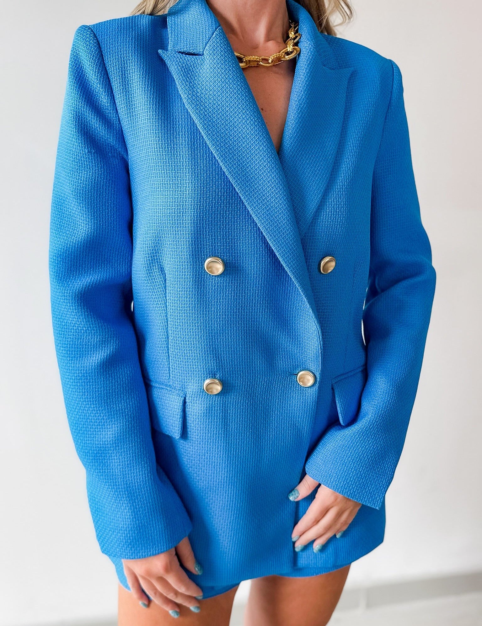 Double Breasted Tailored Blazer