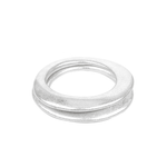 Double Row Flat Metal Bangle