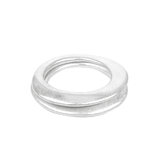 Double Row Flat Metal Bangle