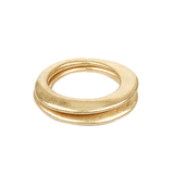 Double Row Flat Metal Bangle