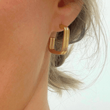 Double Square Half Hoop