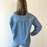 Dovie Denim Shirt Top