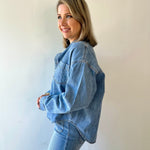 Dovie Denim Shirt Top