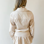 Drop Waist Mini Shirt Dress