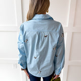 Duck Button Down Shirt - Blue
