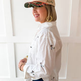 Duck Button Down Shirt - White