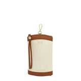 Duo Sunglasses Case Canvas/Cognac