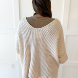 Edge to Edge Overiszed Cardigan - Cream