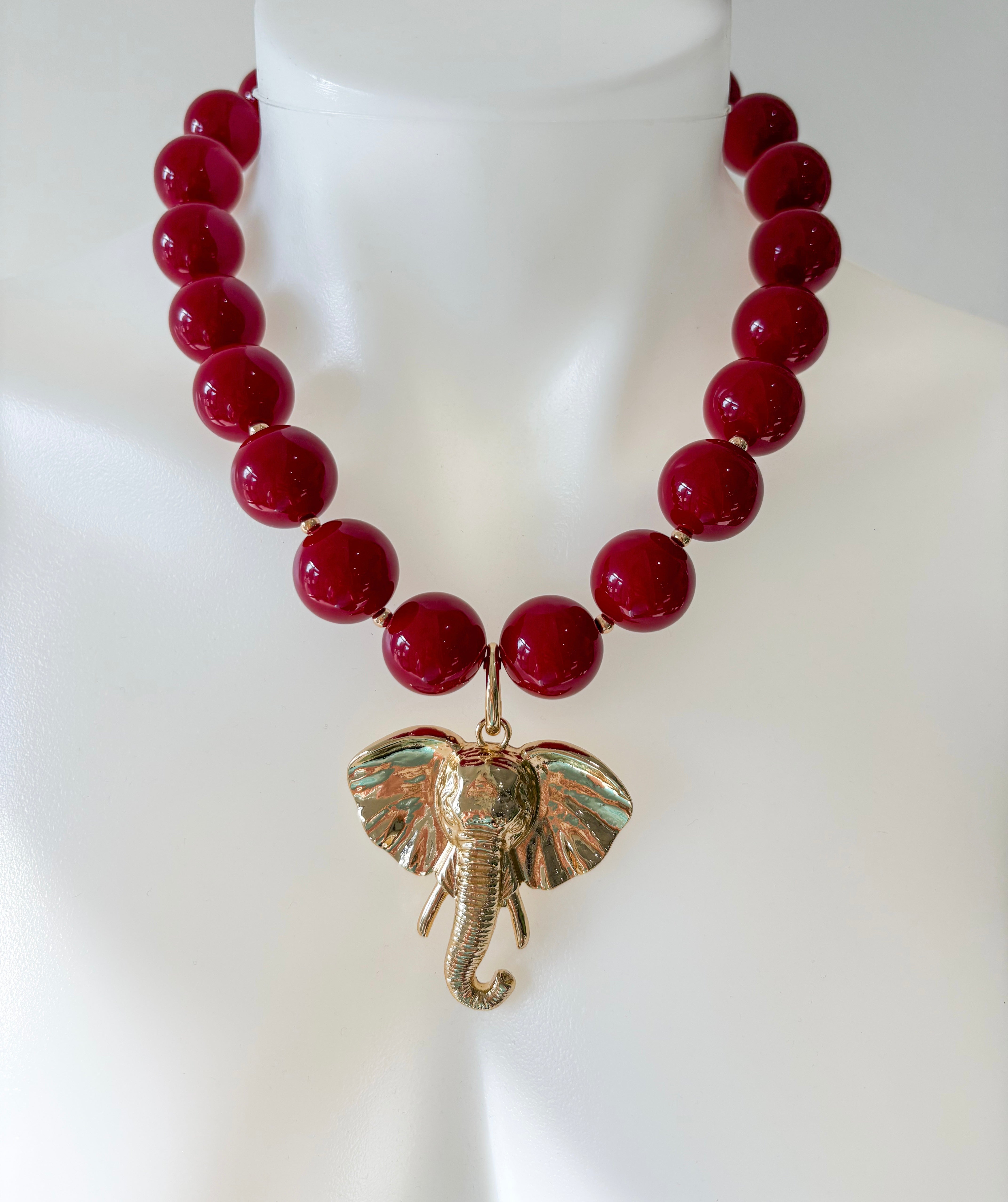 Elephant Charm - Gold