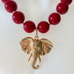 Elephant Charm - Gold