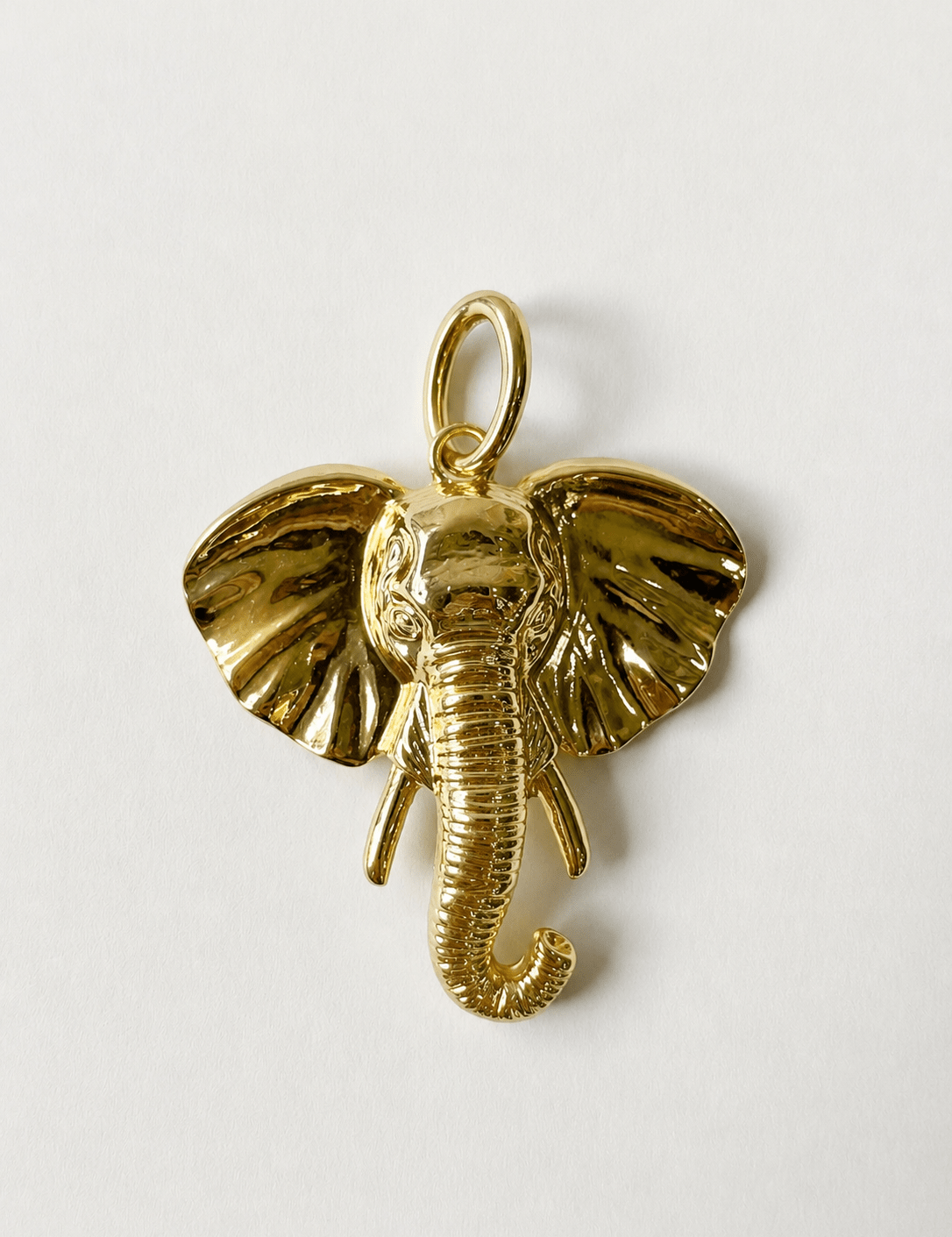 Elephant Charm - Gold