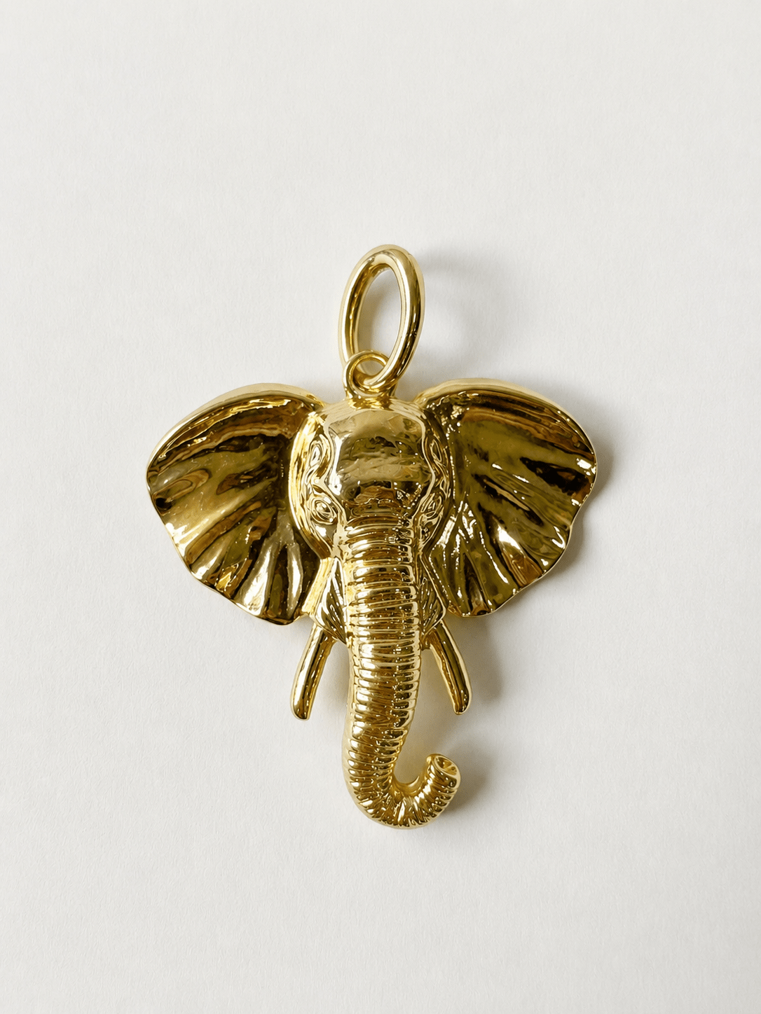 Elephant Charm - Gold