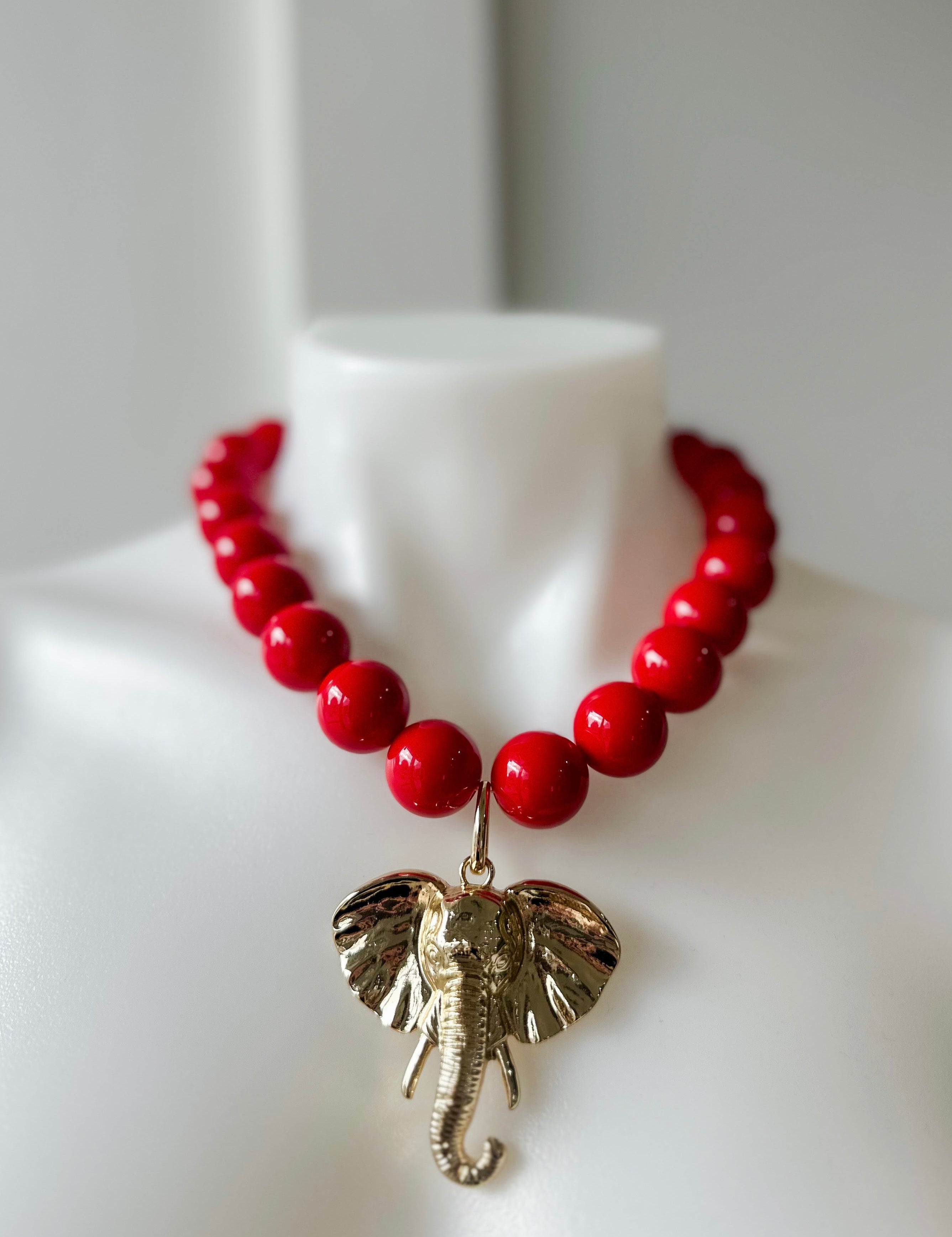 Elephant Charm - Gold