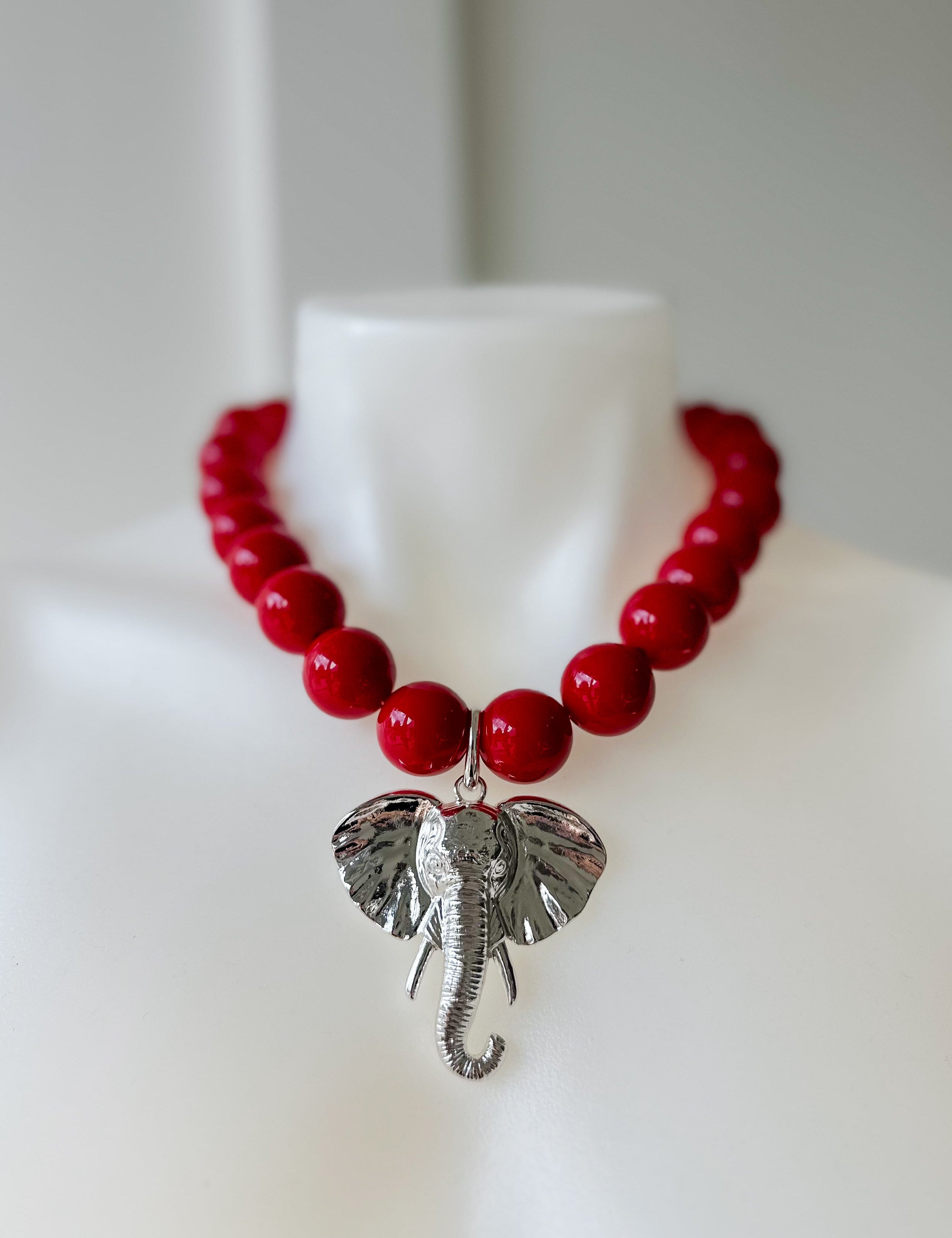 Elephant Charm - Silver
