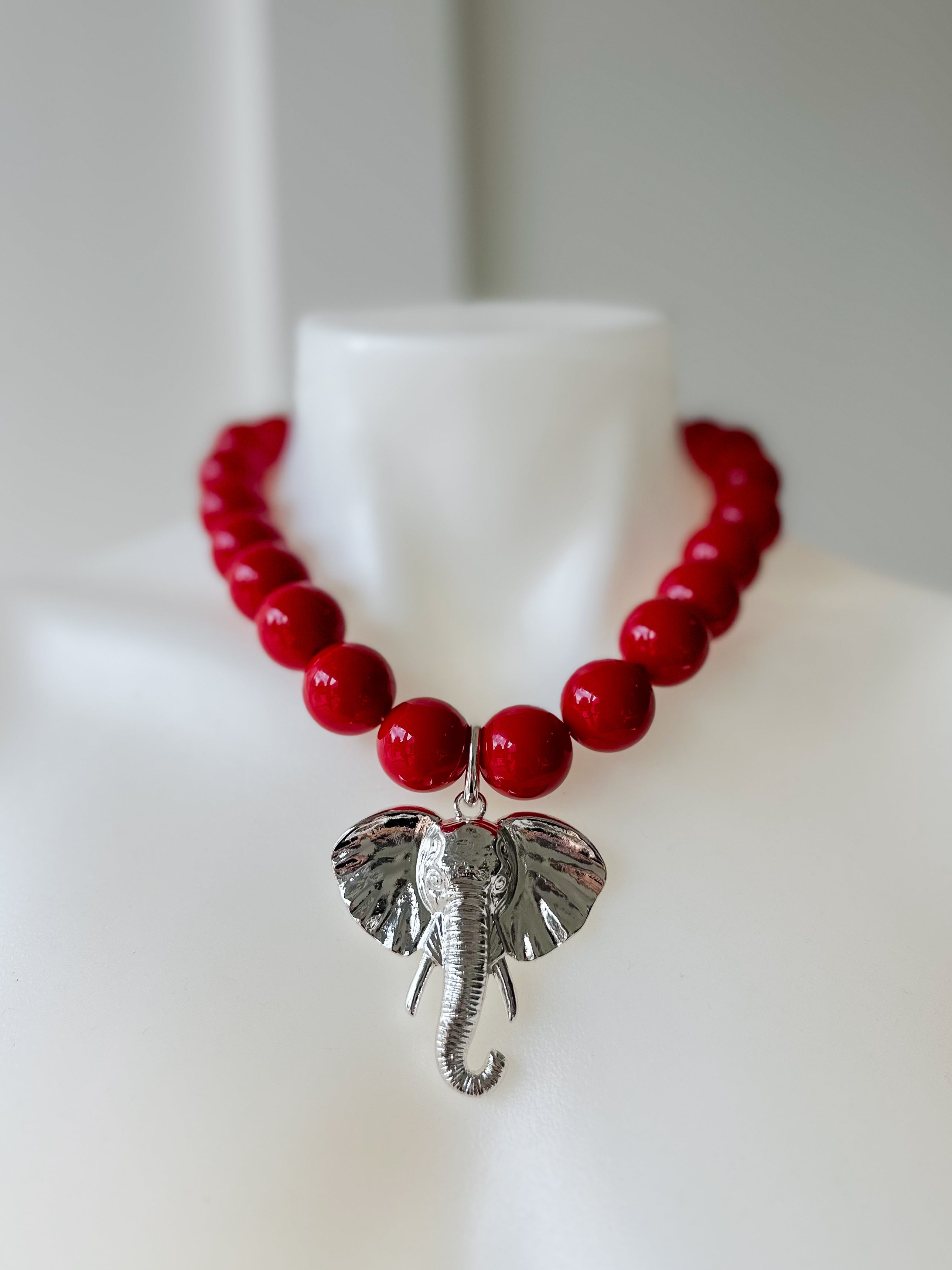Elephant Charm - Silver