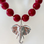 Elephant Charm - Silver