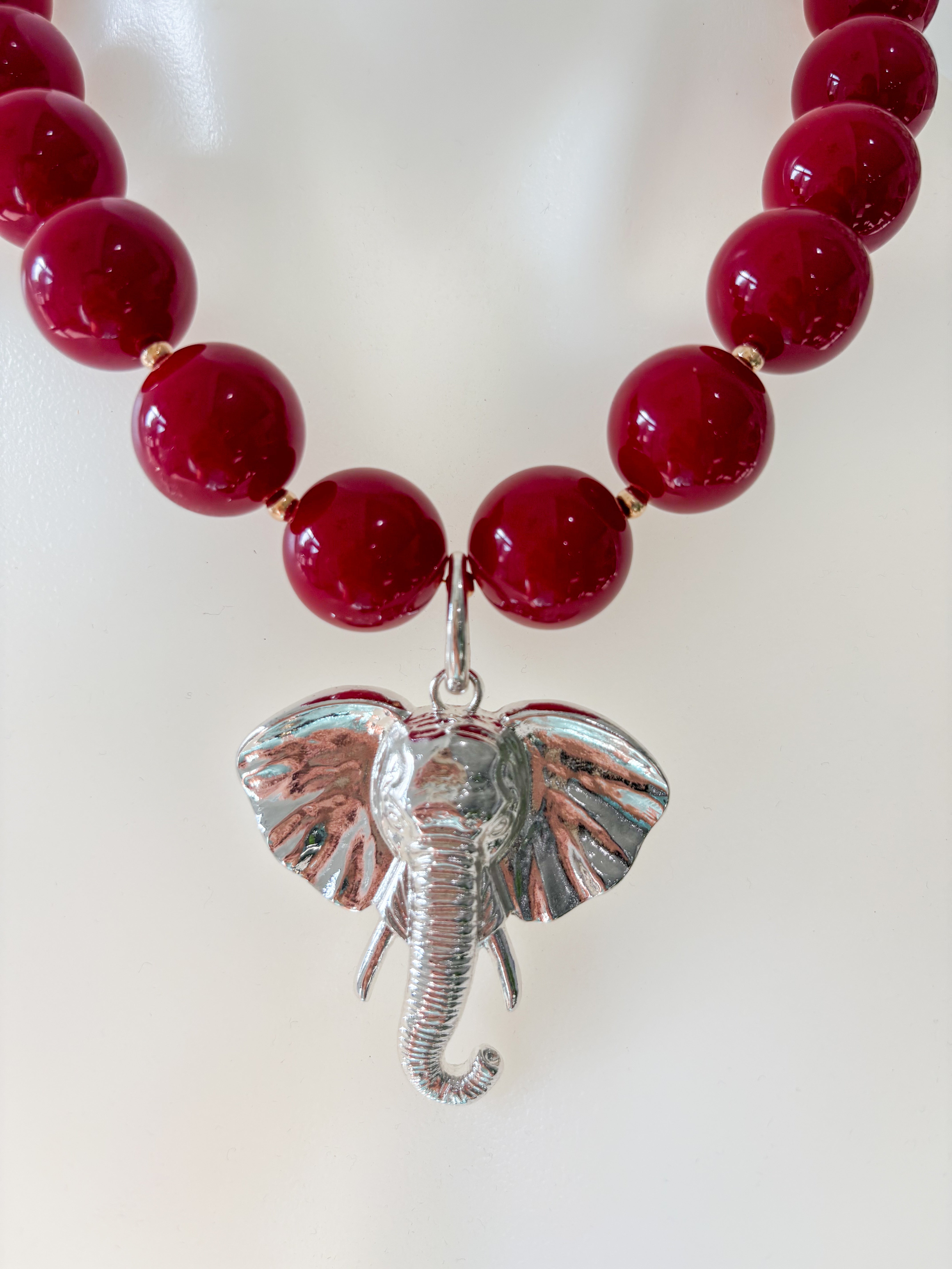 Elephant Charm - Silver