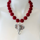 Elephant Charm - Silver