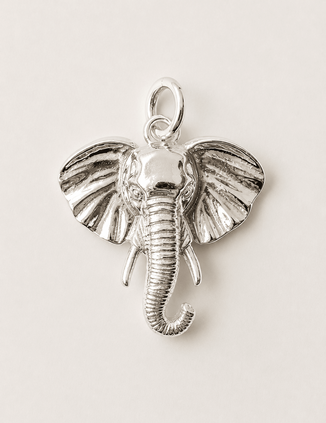 Elephant Charm - Silver