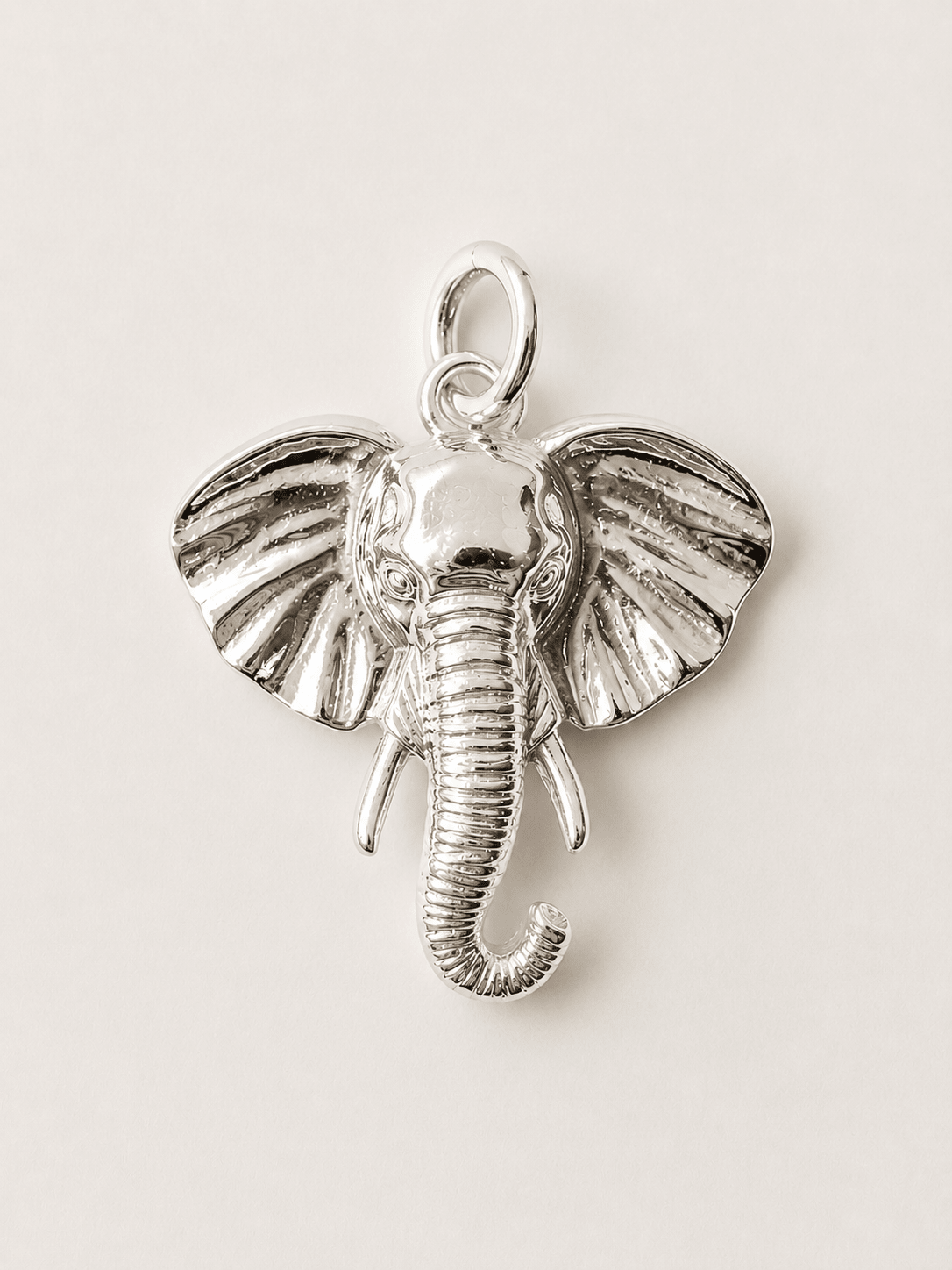 Elephant Charm - Silver