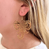 Elephant Face Earrings